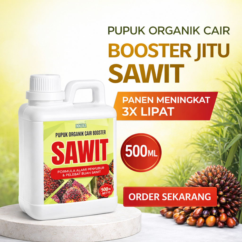 500 ML Pupuk Sawit Agar Buah Lebat Dan Pupuk Pelebat Sawit Cepat Berbuah