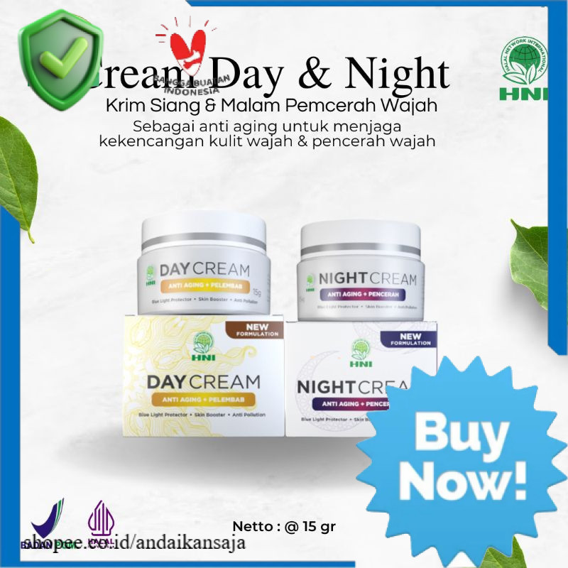 PAKET DAY & NIGHT CREAM HNI HPAI  | AnSajKH01