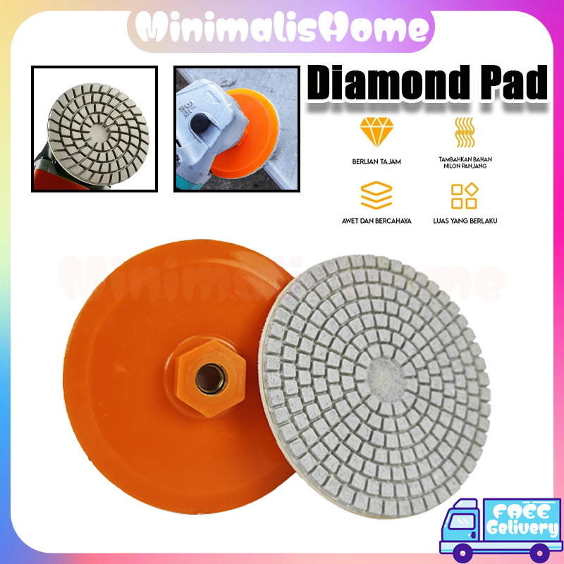 Diamond Pad/Diamond Polishing Pad untuk Marmer Granit Keramik/Poles Marmer Dan Granit
