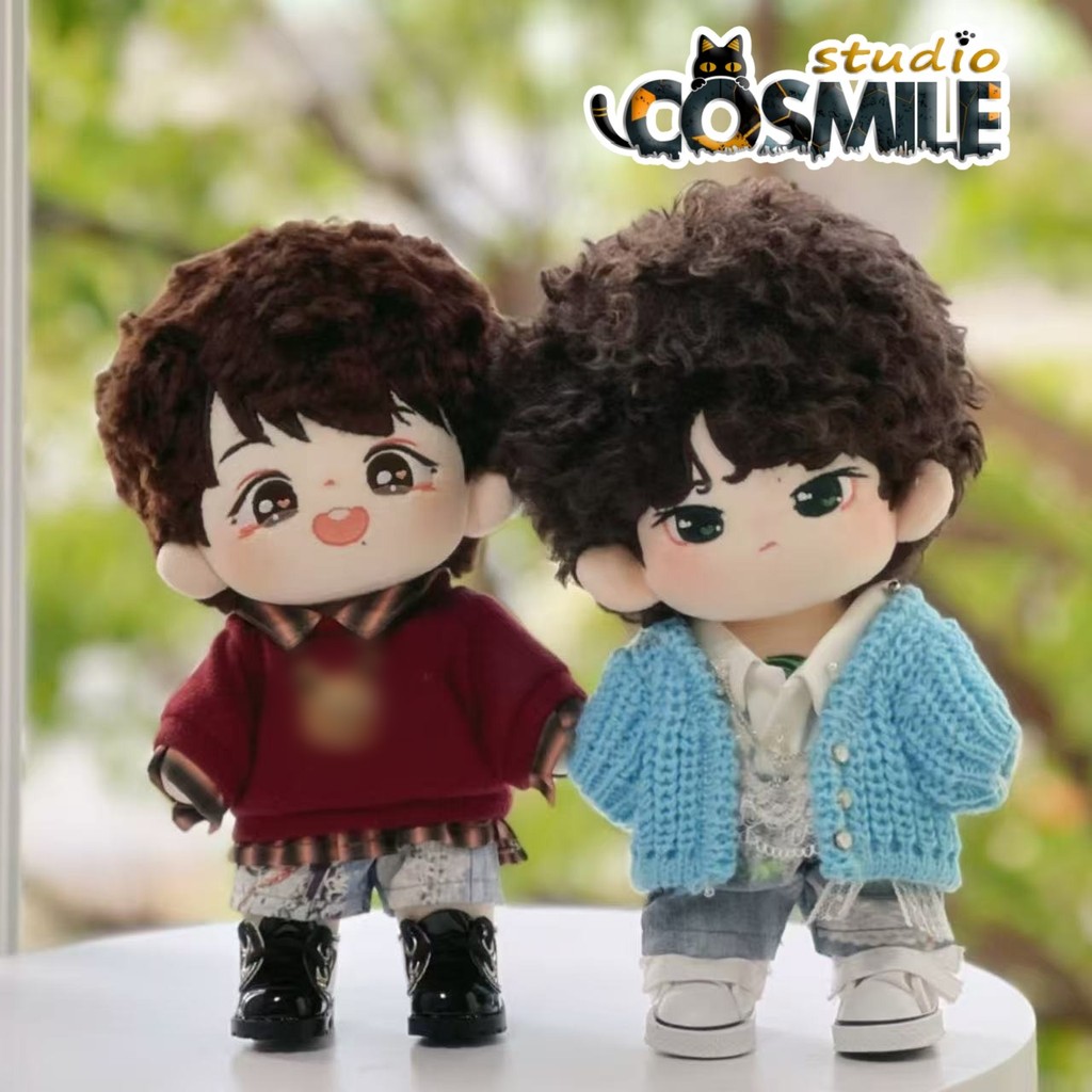 Winter Sweater The Untamed Star Idol Yibo Xiao Zhan Casual Fashion Plushie 20cm Plush Doll Accessori