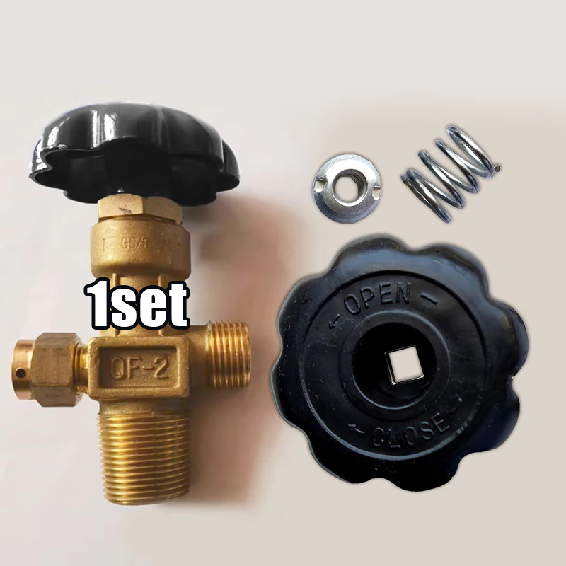 Handwheel Oksigen / Puteran Oksigen – Kran Valve Oksigen 8*8mm / Valve Argon Untuk Industri