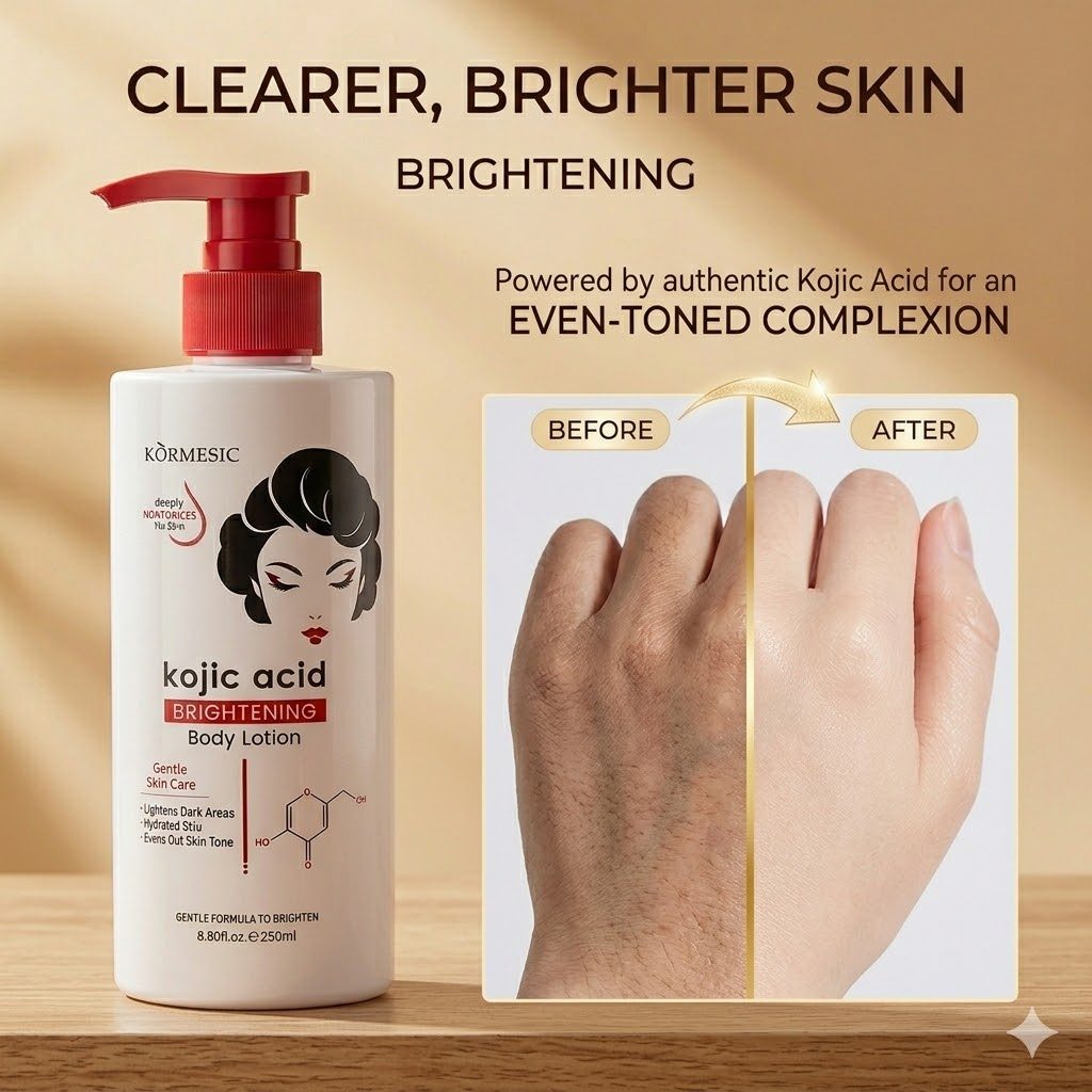 Handbody KORMESIC Kojic Acid Lotion Pemutih Kulit BPOM Original