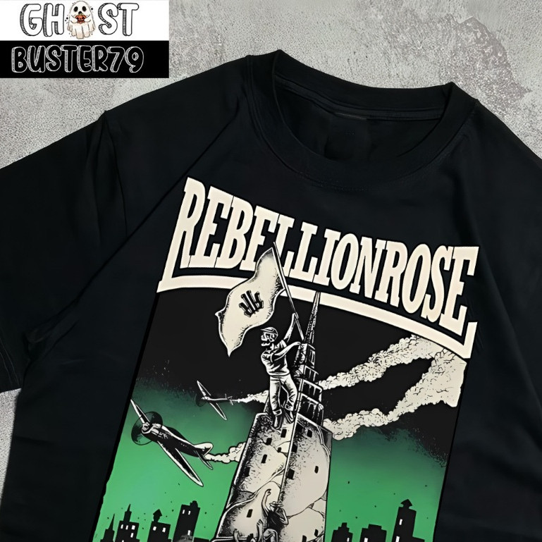 T-shirt Band Rebellion Rose Curvasudfest 2023