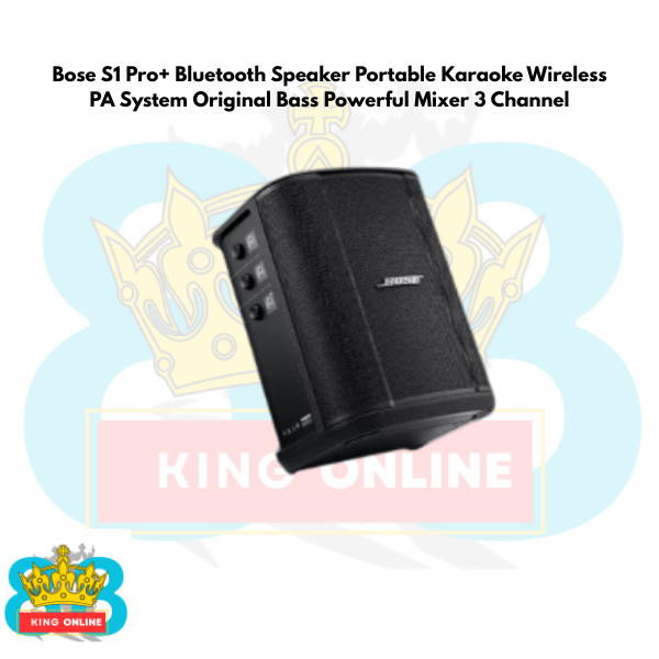 Bose S1 Pro+ Bluetooth Speaker Portable Karaoke Wireless PA System Original Bass Powerful Mixer 3 Ch