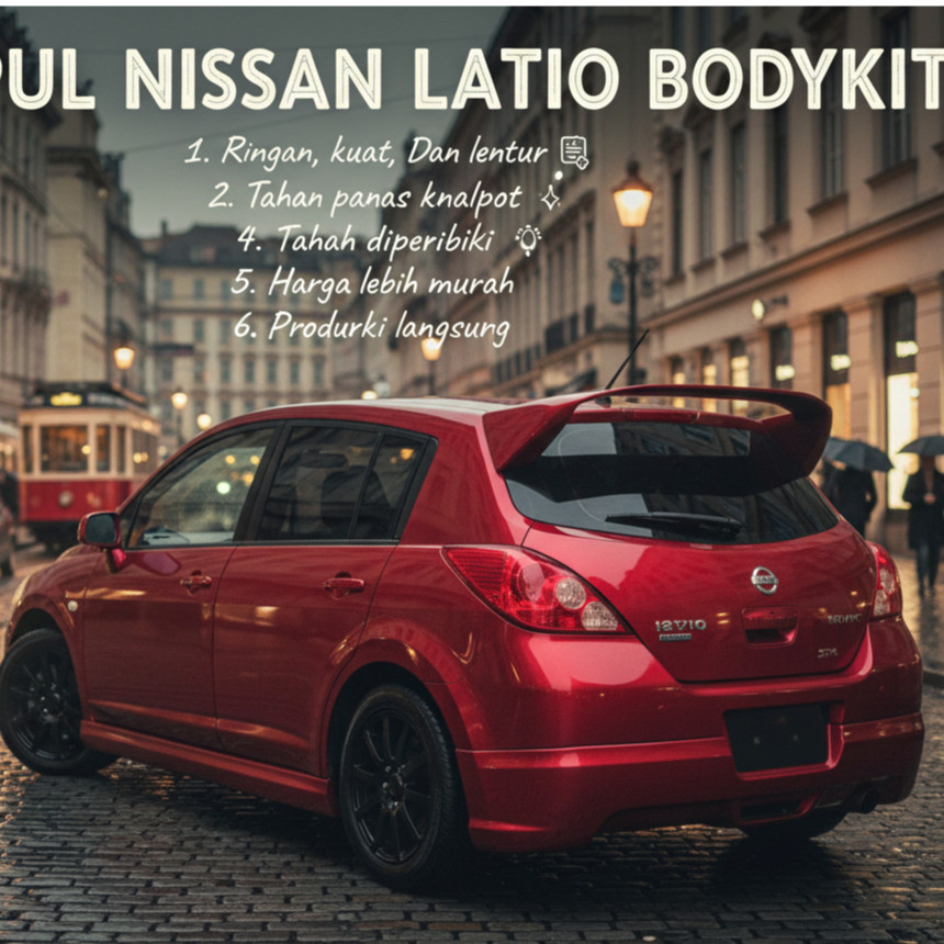 bodikit BODYKIT nissan latio body kit latio
