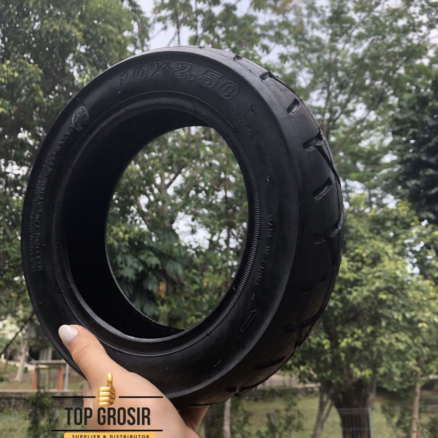 Ban Luar Skuter Elektrik Electric Scooter Ban Karet Sparepart Sepeda 10inch