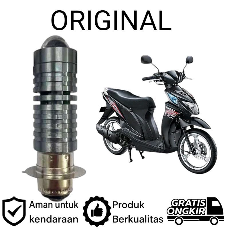 AM 1pcs Lampu depan LED H6 Laser motor Suzuki Nex1