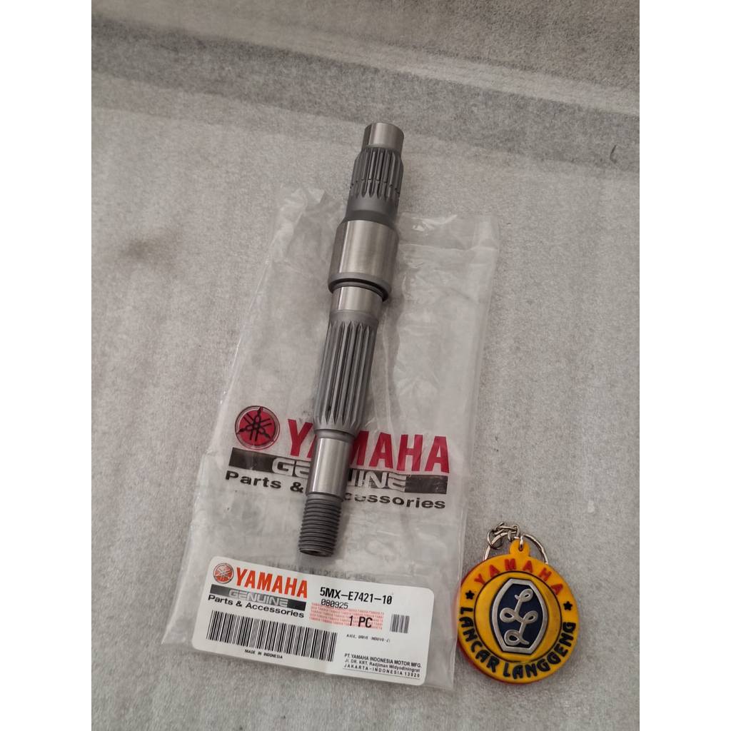 AXLE DRIVE / AS RODA BELAKANG YAMAHA NOUVO ORIGINAL YGP 5MX-E7421-10