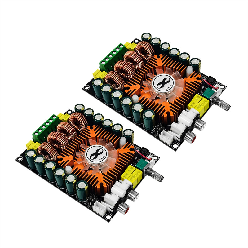ABSQ2Pcs TDA7498E 20 HIFI Stereo Module 160Wx2 High Power gital Power Amplifier Board Support BTL 22