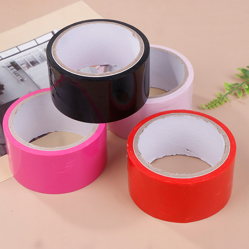 16M/Roll BDSM Bondage Tape PVC Inviscid Binng Tape Electrostatic Static Adsorption Duct Tape Bondage