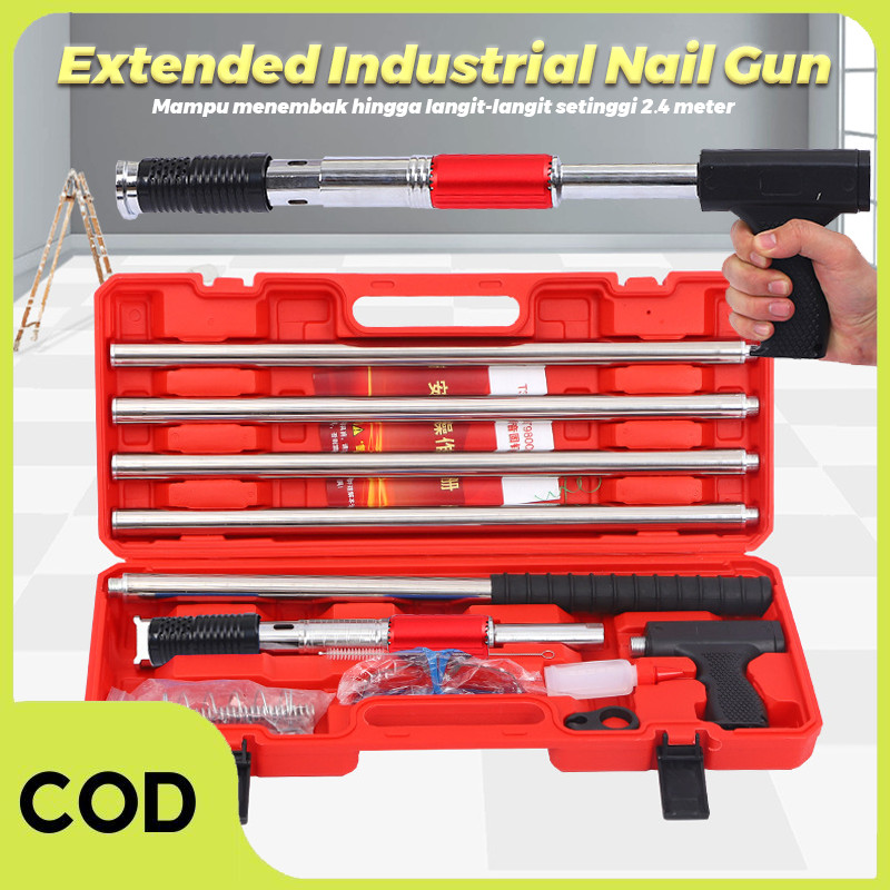 [COD]  T1000 Mesin Stamp Alat Tembak/Extended Industrial Nail Gun/Heavy Duty Manual Steel Nail Gun/R