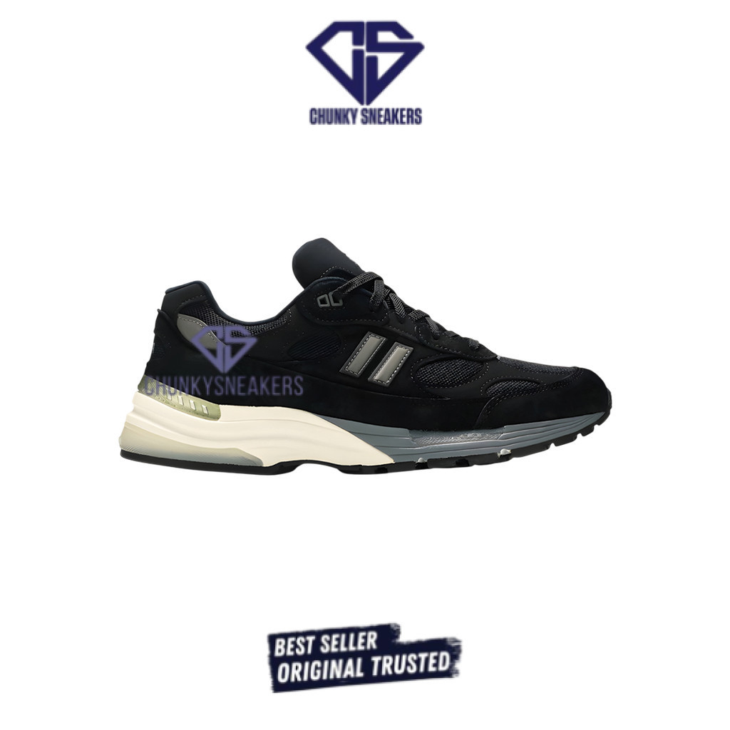 Sepatu  New Balance 992 Black Grey 100% Original BNIB Sneakers Unisex