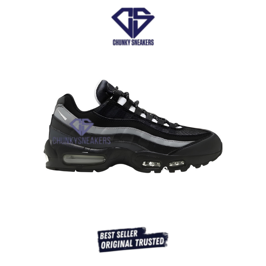Sepatu Nike Air Max 95 Essential Black Smoke Grey 100% Original BNIB
