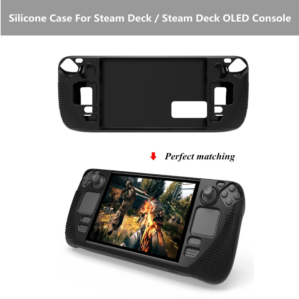 Staem Deck OLED Accessories Silicone Case For Steam Deck OLED Game Console Full  Cover Shell Protect