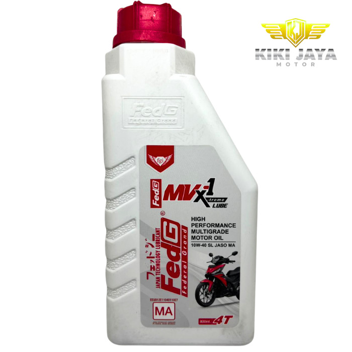 Oli Motor FEDG MVX-1 4T 10W-40 800ML Federal Grand