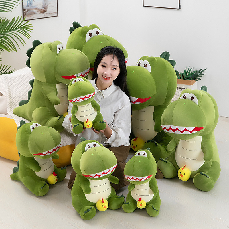 Boneka Mainan Plush Dinosaurus Ayam Kecil Selebriti Internet Boneka Hewan Isi Ayam Kecil