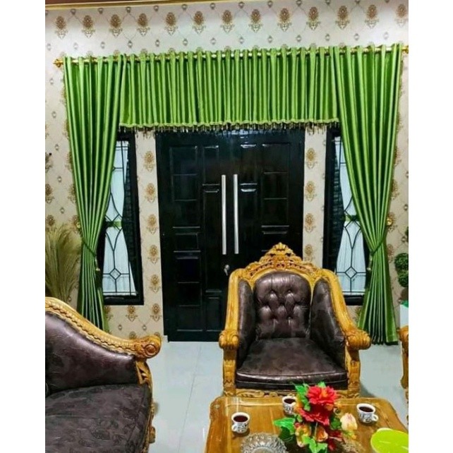 [READY] Gorden Poni Hordeng Pintu utama, Korden pintu Blackot Gorden pulset