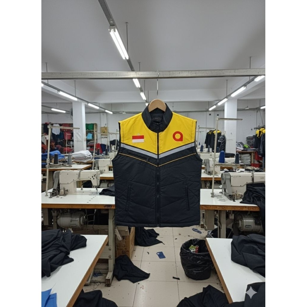 (pudel01) Rompi Motor Maxim Taslan Premium Tebal | Jaket Vest Driver Ojol Anti Angin VEST DRIVER MAX