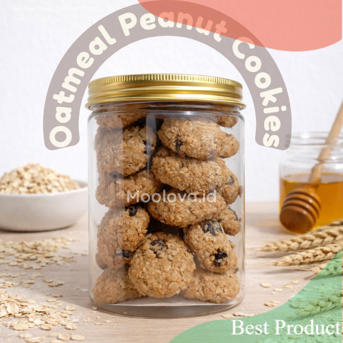 Vegan Oatmeal Peanut Butter Cookies | Hampers Kue / souvenir spesial custom