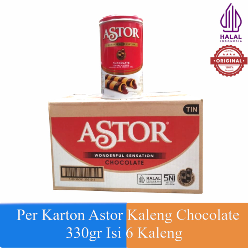 Per Karton Astor Kaleng 330gr Isi 6 PCS