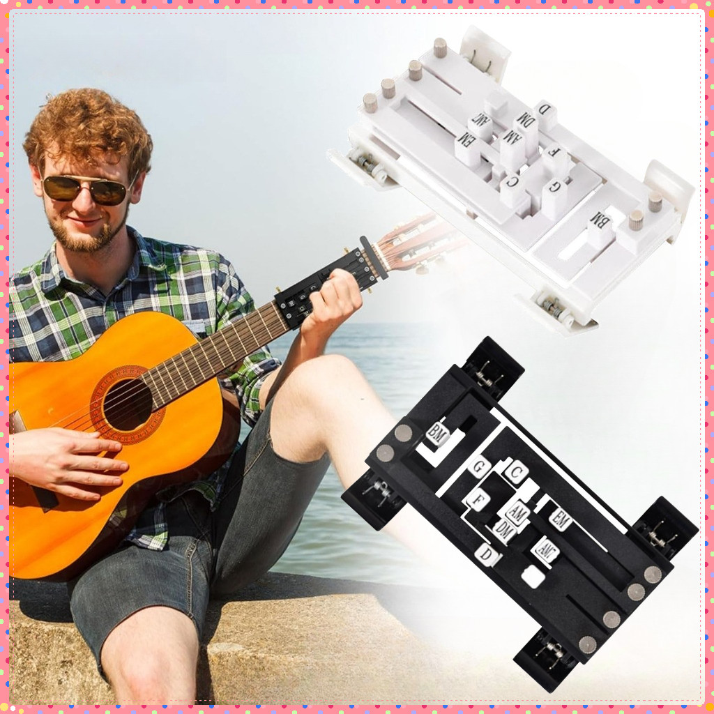 Tombol Chord Gitar / Chord Presser Alat Belajar Gitar Pemula / Chord Kunci Gitar Tombol