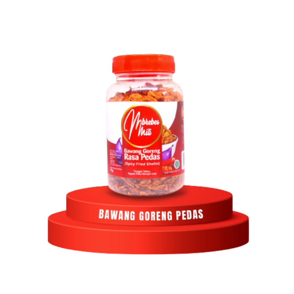Mbrebes Mili Bawang Merah Goreng Pedas 75 gr