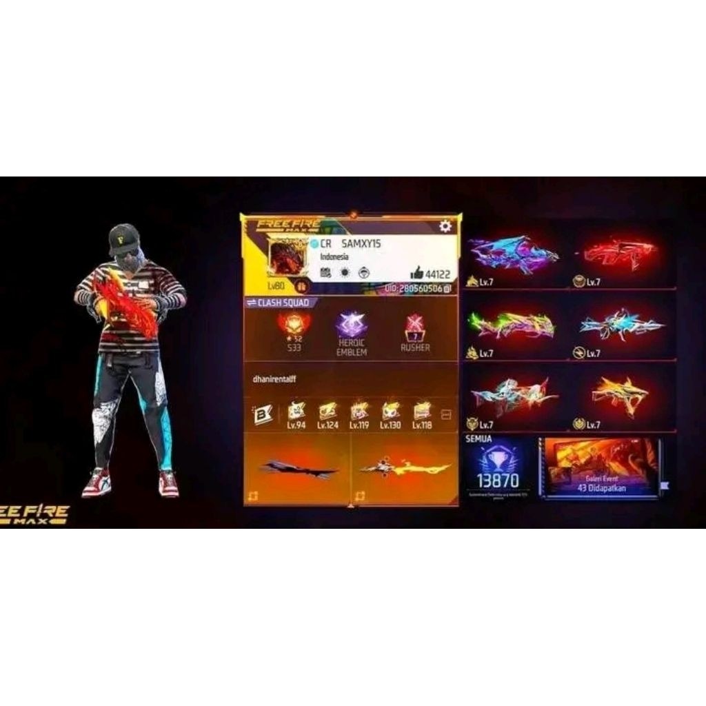 Akun Free Firee Sultan