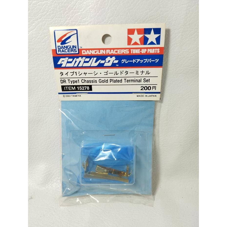 Tamiya 15278 DR Type 1 Chassis Gold Plated Terminal Set Dangun Racers Tune Up Parts SBAtoys