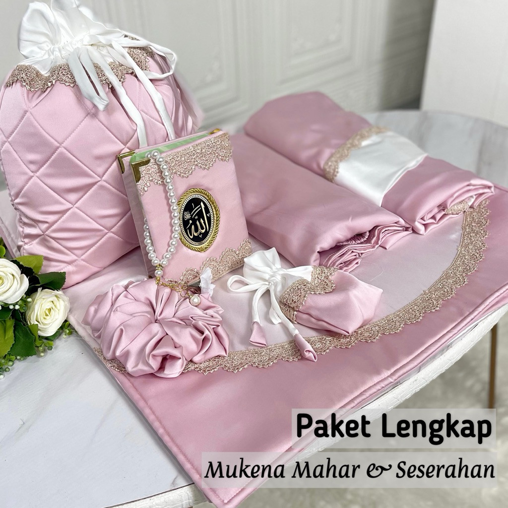 PAKET LENGKAP MUKENA MAHAR / SESERAHAN CANTIK SAFEEA