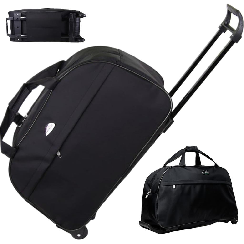Tas Travel Koper Duffle 2In1 Trolley Roda Size L Kapasitas Besar Tarik Jinjing Rangka Besi Kuat