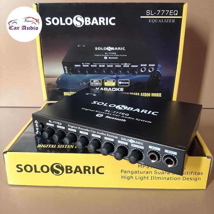 Parametrik Equalizer Bluetooth SOLOBARIC Pre Amp Karoke Bluetooth