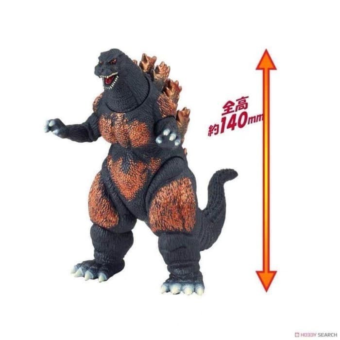 Mainan Figure Godzilla Burning kaiju Monster Movie