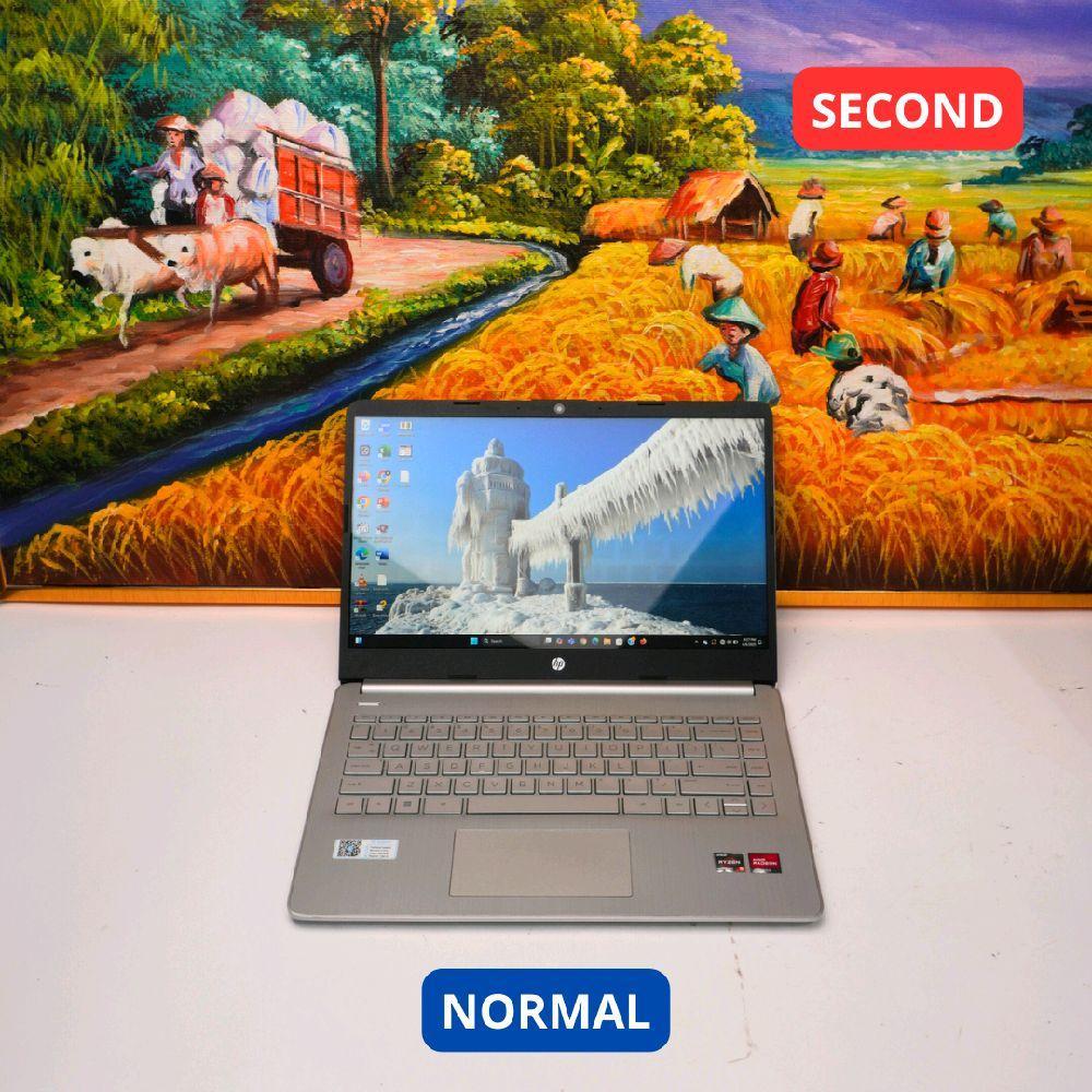 HP LAPTOP 14s-fq1xxx AMD RYZEN 5 5500U 16 GB (14") LAPTOP SECOND ORIGINAL SINAR MUTIARA CELL