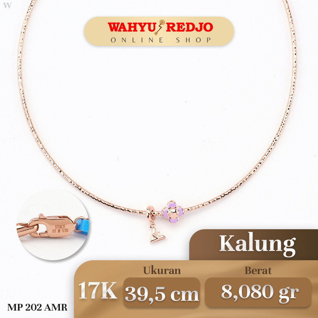 Kalung Emas 17K AMR Wahyu Redjo KL-17K-30647528-PMR
