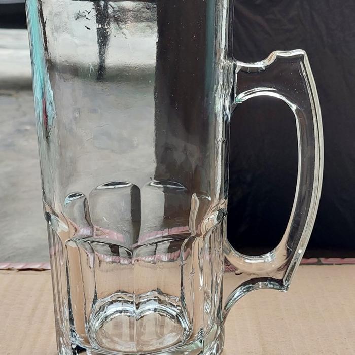 Gelas Mug Besar/ Gelas Mug/ Gelas Kaca/ Gelas/ Gelas Mug 1000ML - Bening Kaca, beli 1