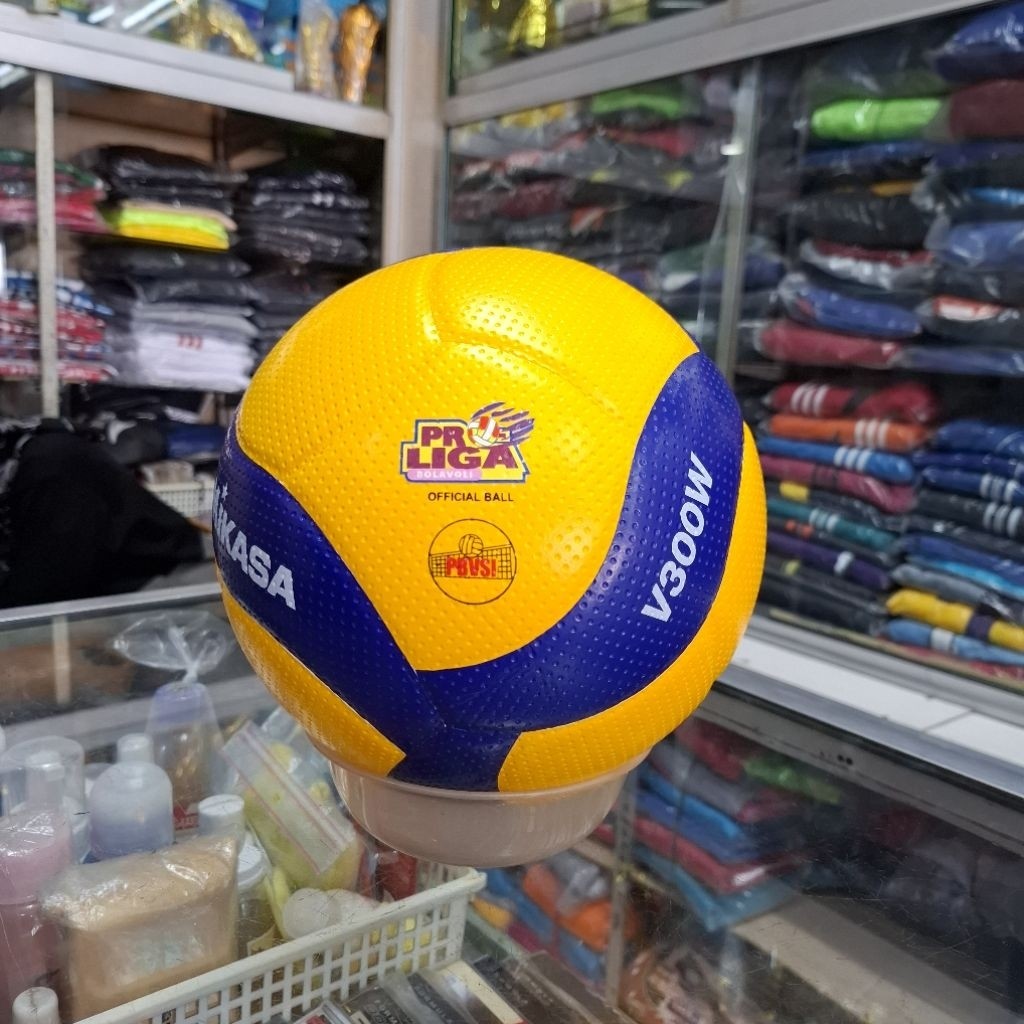 Bola Voli Mikasa V300W Proliga Lembut Asli