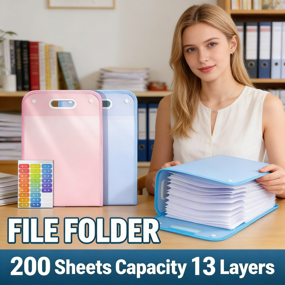 Handle File Tas Map Document Holder | Tas File Akordeon File Map Sekat Document