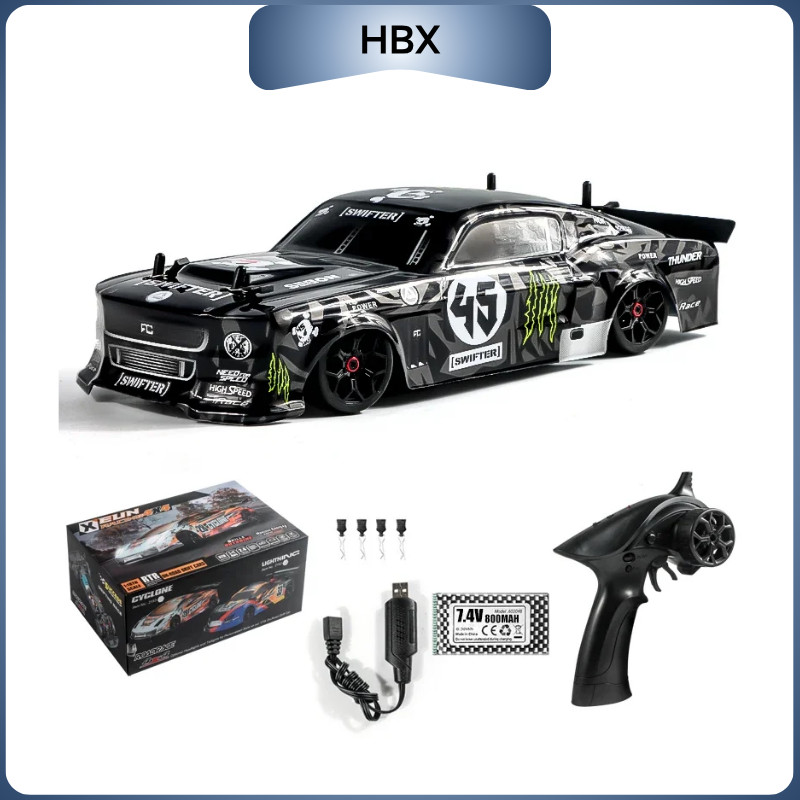 HBX 2192 2193 2195 1/18 Electric 4WD Drift Racing Car, Full Set Remote Control Toy Vehicle with Cont