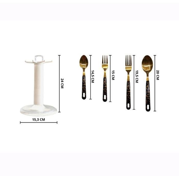 VICENZA VM248-G SENDOK SET ALAT MAKAN SENDOK GARPU SET CUTLERY SET