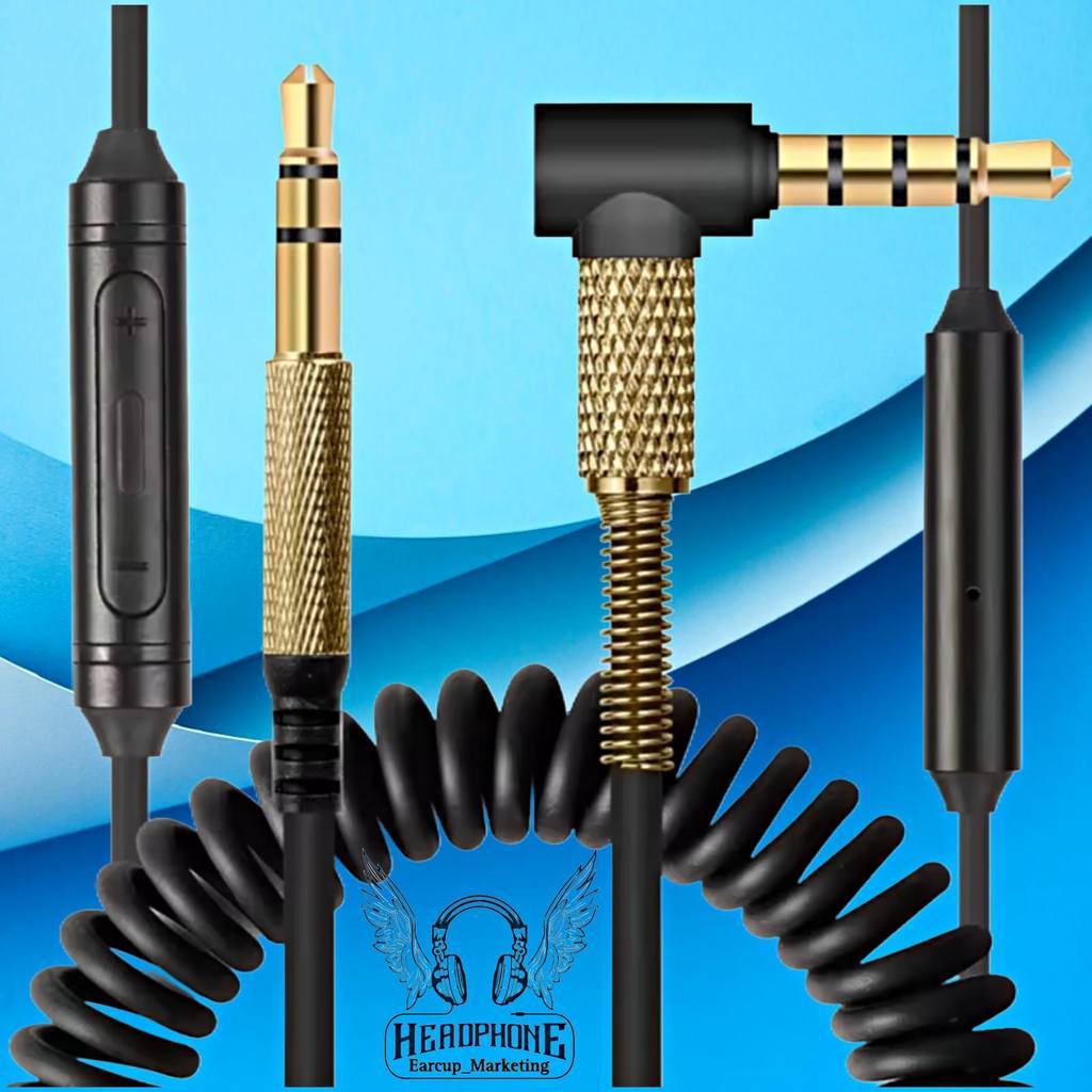 Cable Jack Microphone Headphone Audio Technica - ATH M70x - ATH M60x - ATH M50x - ATH M40x - ATH M50