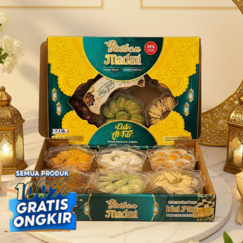 PAKET BINBON MADANI -  KUE KERING LEBARAN IMLEK PREMIUM SERIES Dengan Berbagai Pilihan Rasa dan Kual