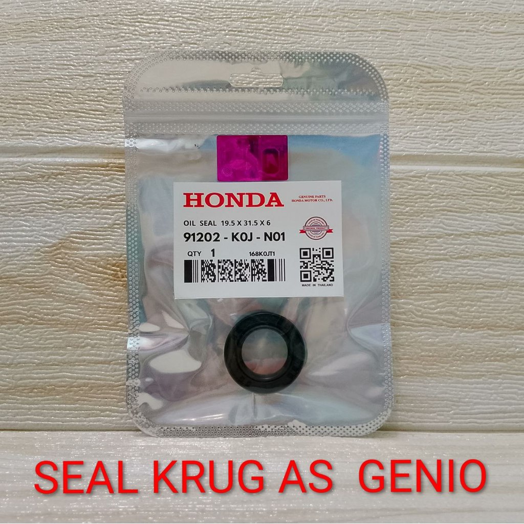 SEAL KRUG AS GENIO 91202K0JN01 SEAL KRUK BEAT STREET K1A SCOOPY 2020 F1 AHM ORI K0J-N01 [ Oil Seal19
