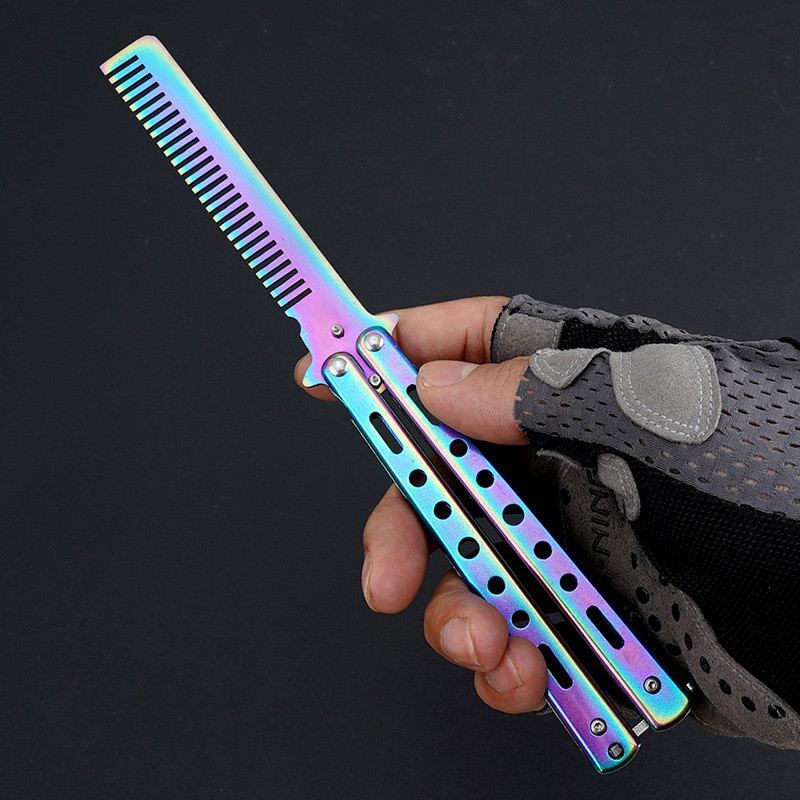 Folding Comb - Training Butterfly Knife - Mainan Sisir Lipat - Balisong