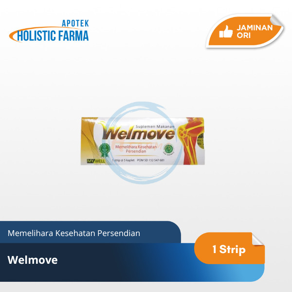 Welmove Suplemen Sendi dan Vitamin Tulang 1 Strip @ 5 kaplet