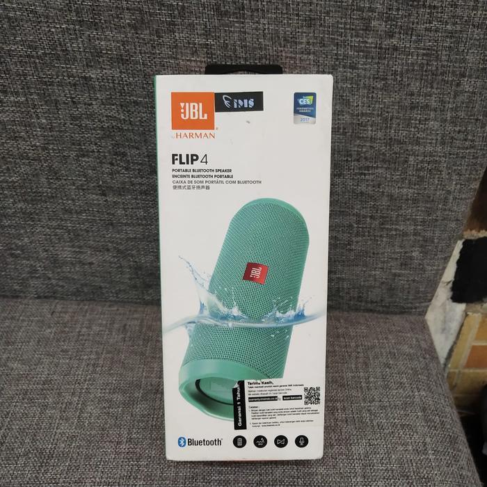 JBL FLIP 4 Portable Bluetooth Speaker (ORIGINAL) - Hijau