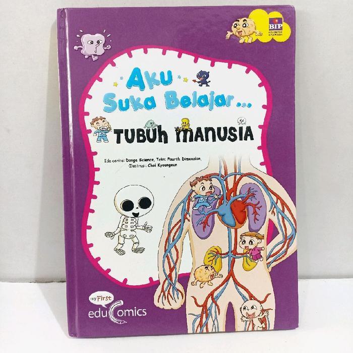 buku anak edukasi aku suka belajar asb tubuh manusia bip edu comics