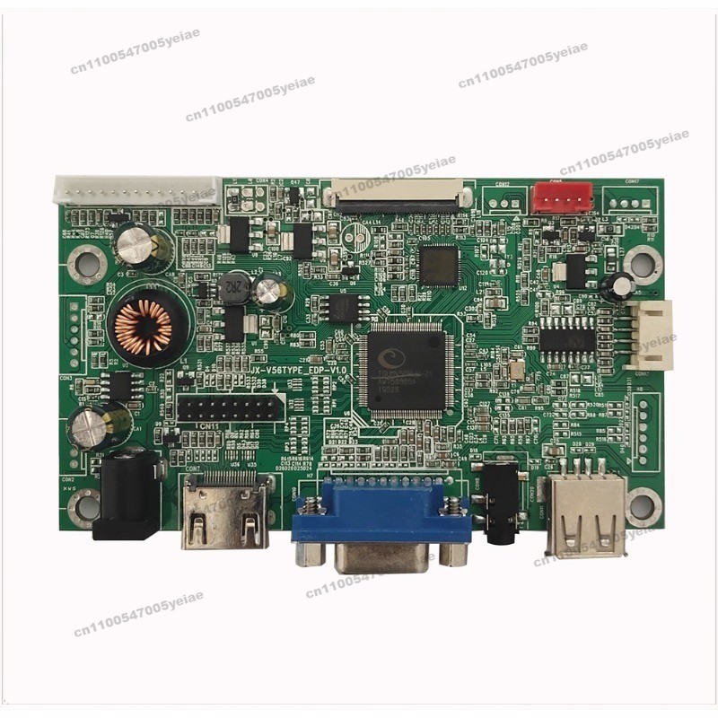 EDP Driver Motherboard VGA+HDMI+USB+AV Board EDP splay Driver V56 Expandable TypeC
