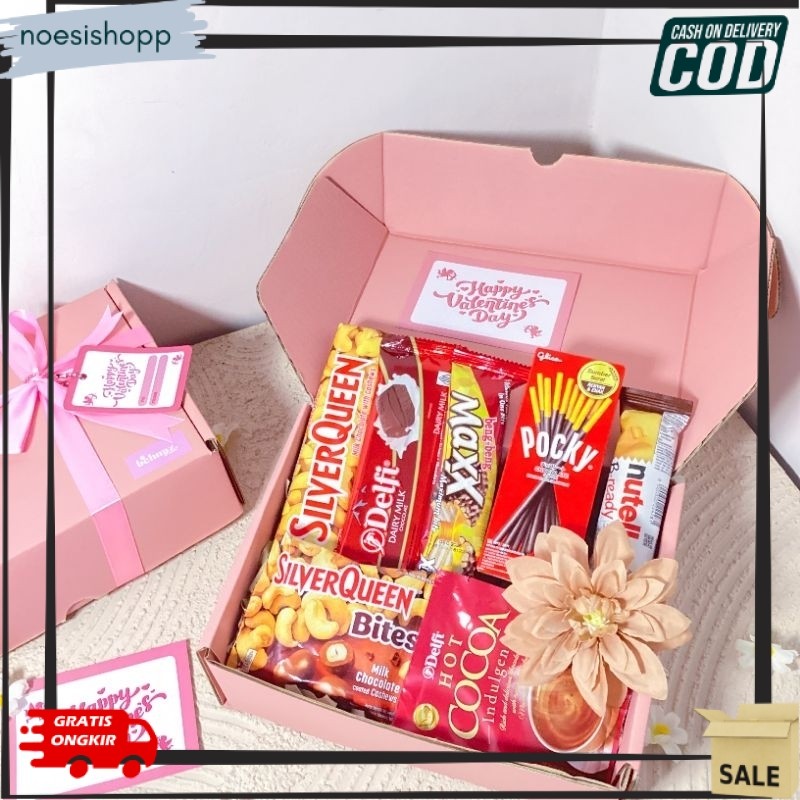 [] Hampers Valentine / Kado Valentine / Hampers Ultah / Birthday Gift / Valentine Gift / Kado Cewek 