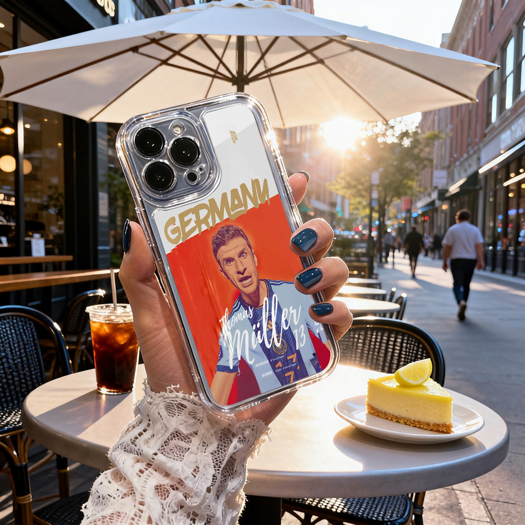 Germany Football Player Thomas Muller Case HP Transparan Soft Cover untuk iPhone11/11 Pro/11 Pro Max