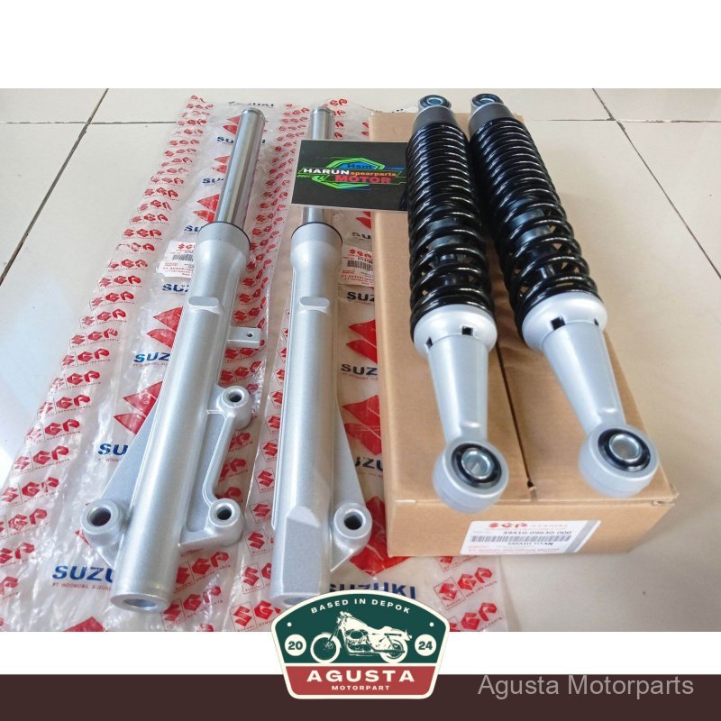 Paket Shockbreaker Depan Belakang Suzuki Smash Titan Kualitas Super